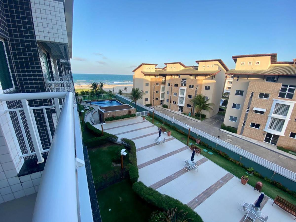 Apto Vista Mar E Pe Na Areia No Beach Way A 300M Do Beach Park Aquiraz Exterior foto