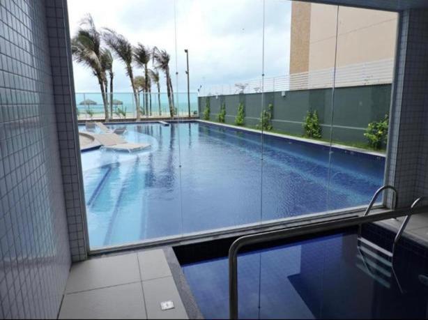 Apto Vista Mar E Pe Na Areia No Beach Way A 300M Do Beach Park Aquiraz Exterior foto